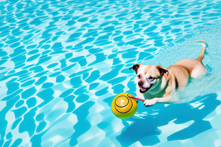 a dog swimming, which is a good low-impact exercise option for arthritic dogs