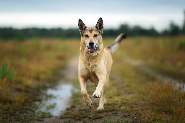 a healthy, happy dog