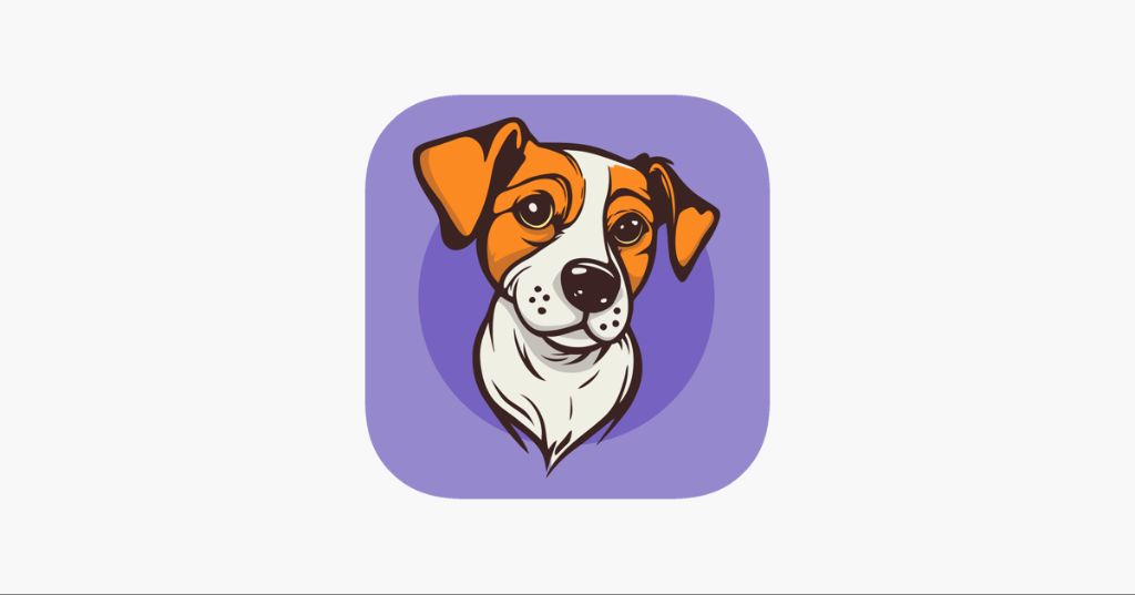 a phone displays a dog app using ai and machine learning to provide personalized recommendations to improve training.