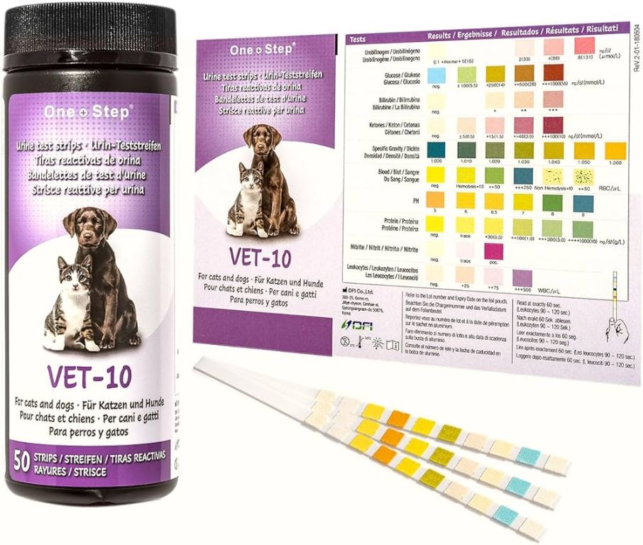 a urinalysis test strip