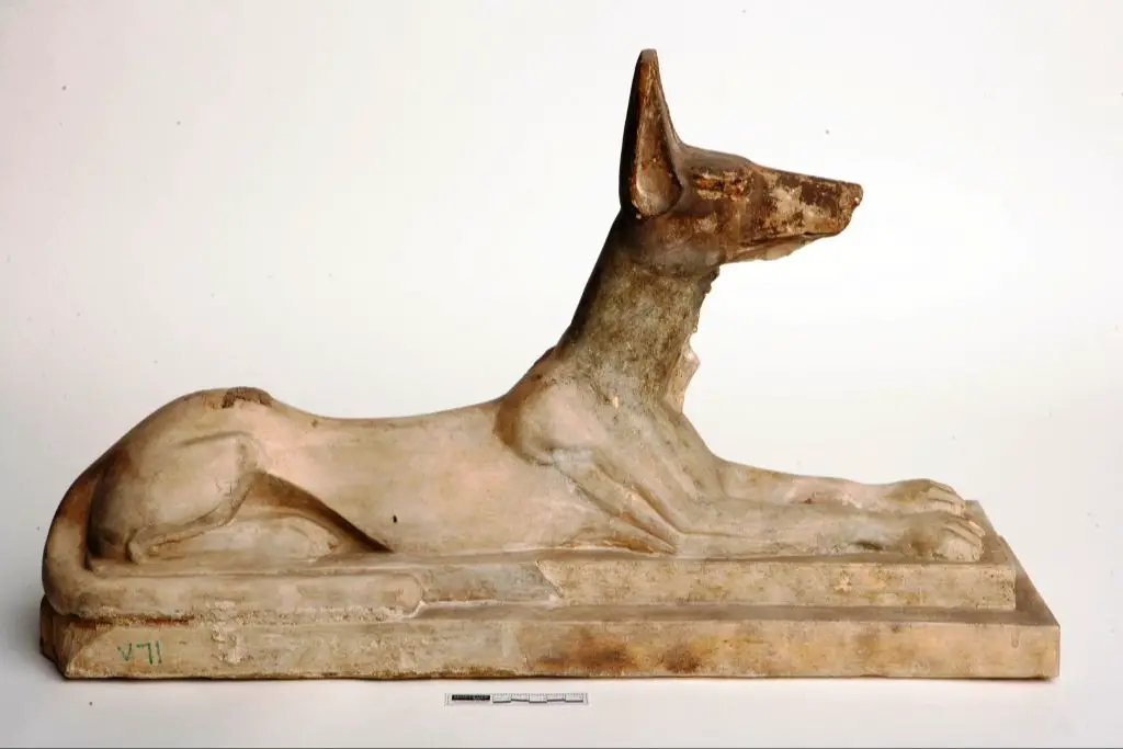 an ancient egyptian dog glyph