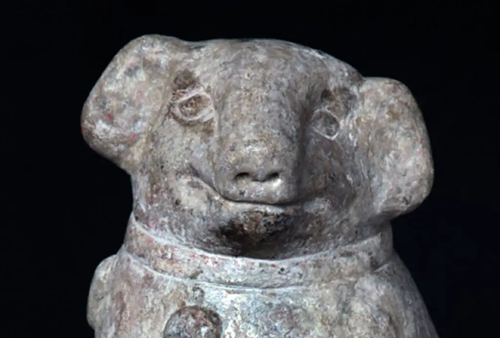 an image of an ancient chinese pug artifact