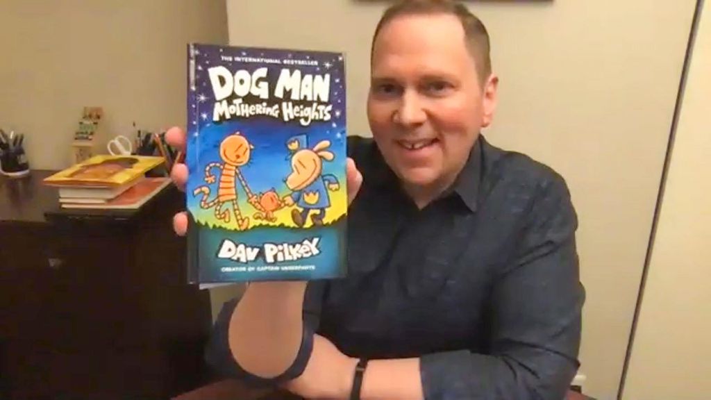 author dav pilkey smiling