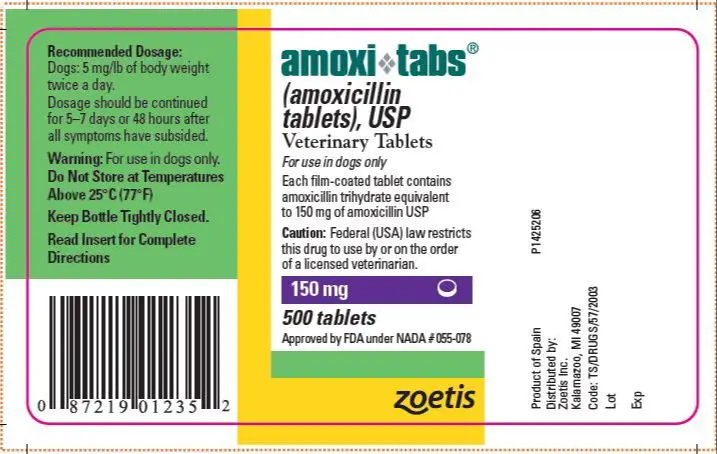 bottle of pet medication with warning label