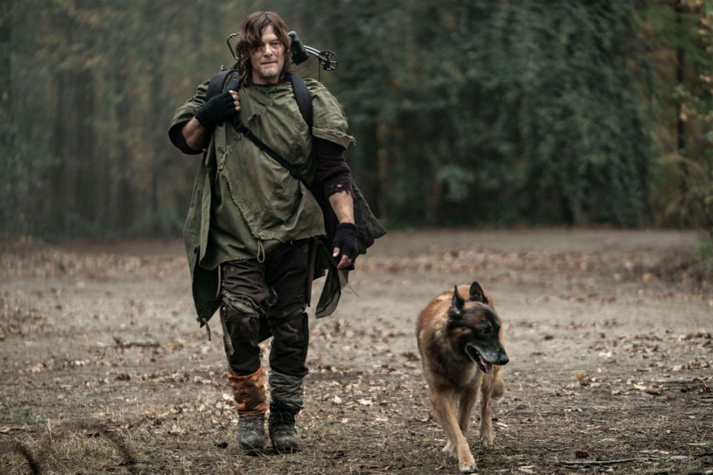 daryl and dog together at the end