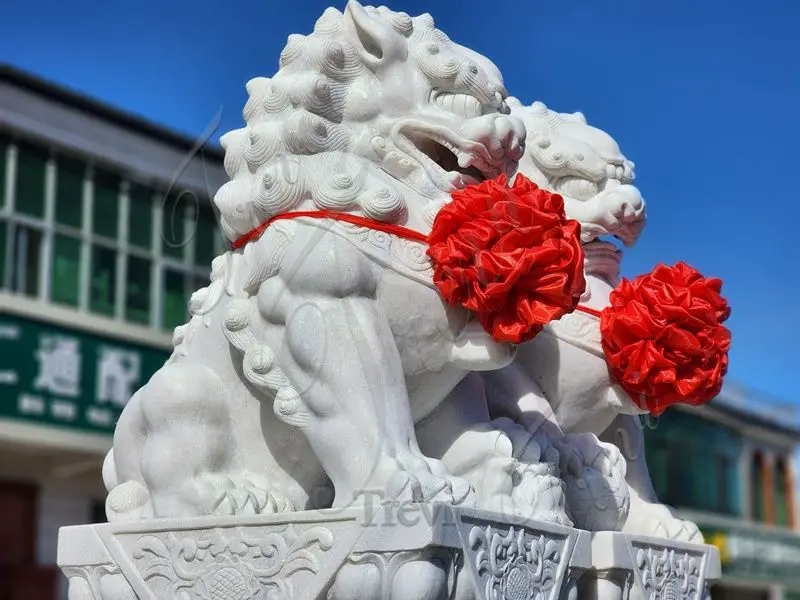 dog statue symbolizing the lunar year