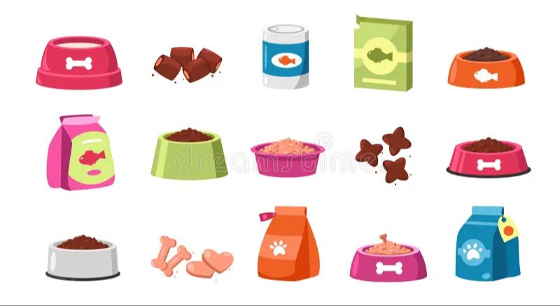 dog treat jars with circle, square, triangle shapes