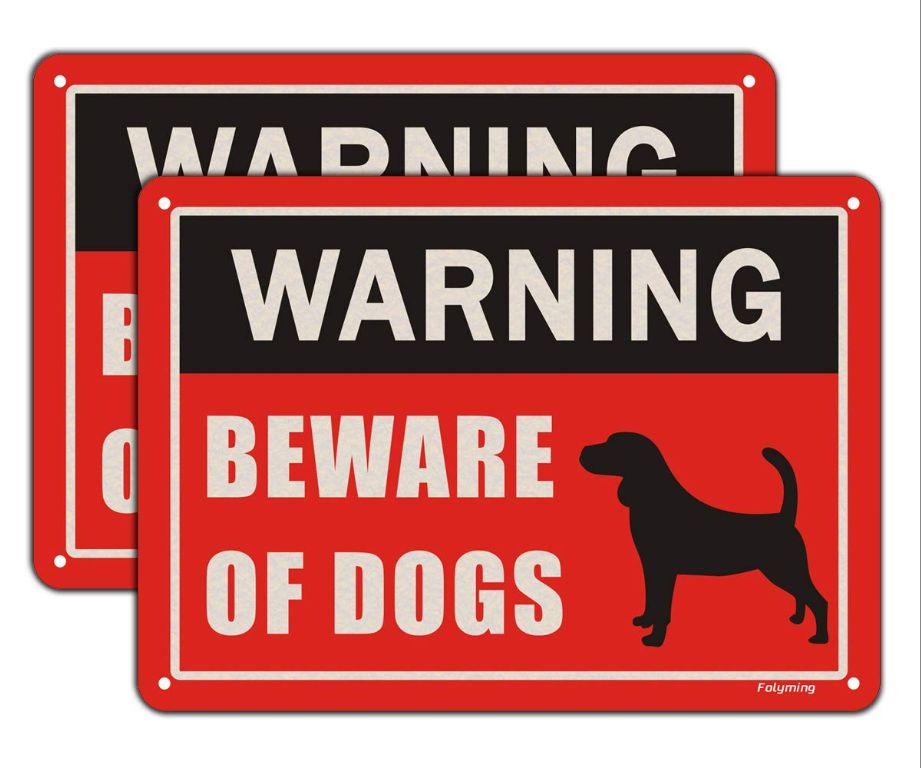 dog warning signs 