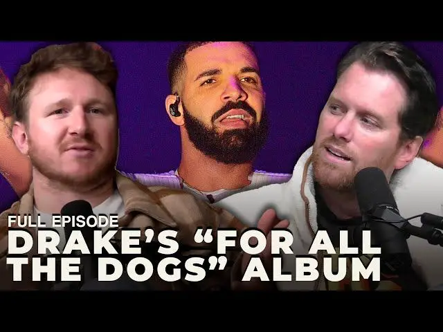 drake being interviewed about the status of for all the dogs