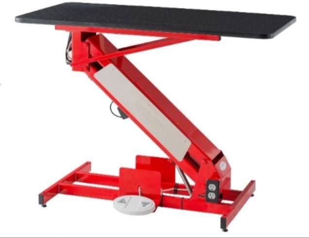 electric and hydraulic dog grooming tables