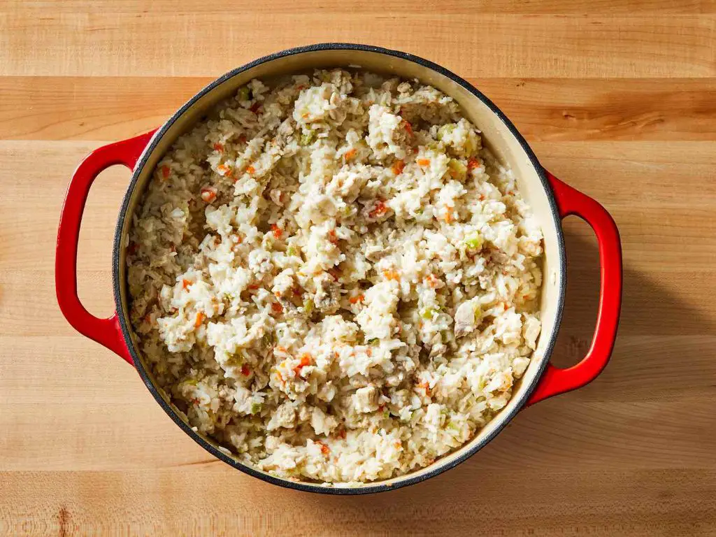 homemade dog food chicken and rice