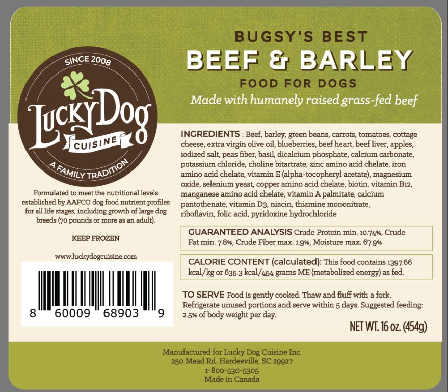 lucky dog pet food ingredients