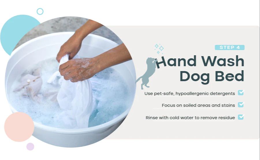 machine vs hand washing dog beds