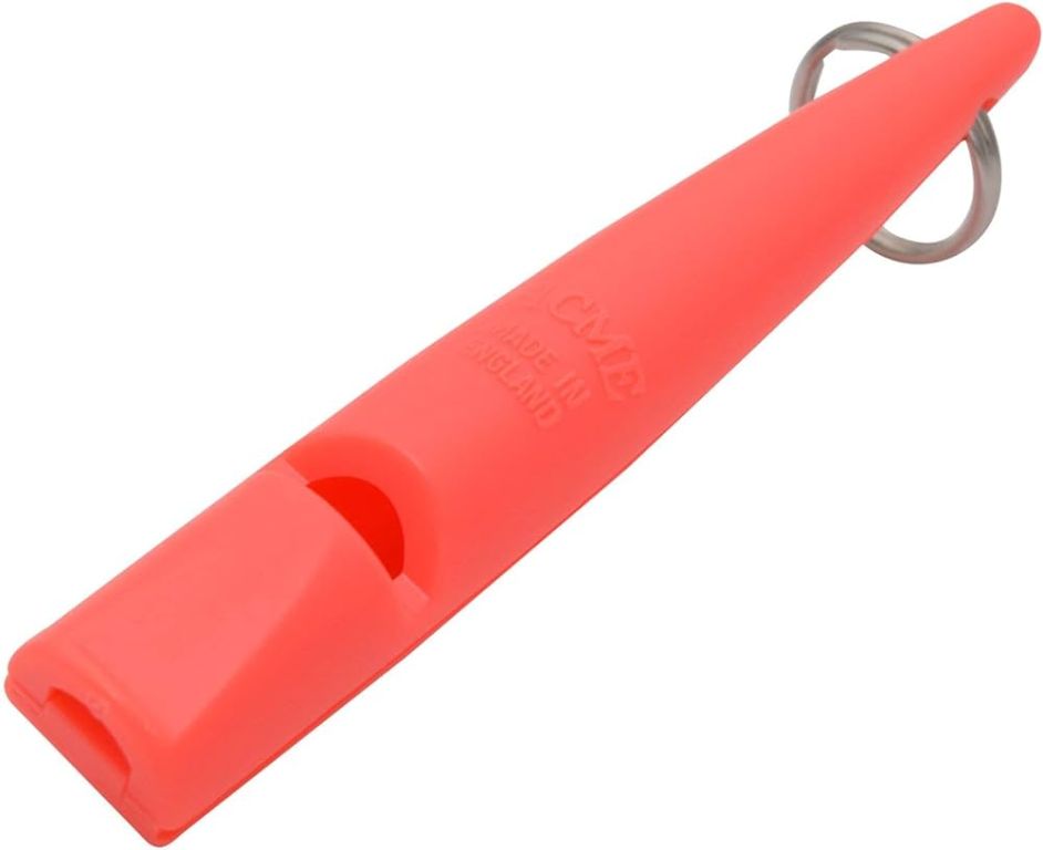 red plastic acme silent dog whistle