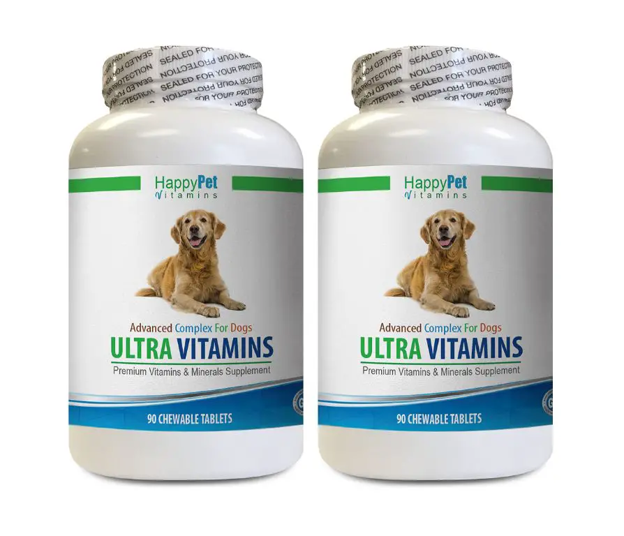 supplement bottles for dog diet