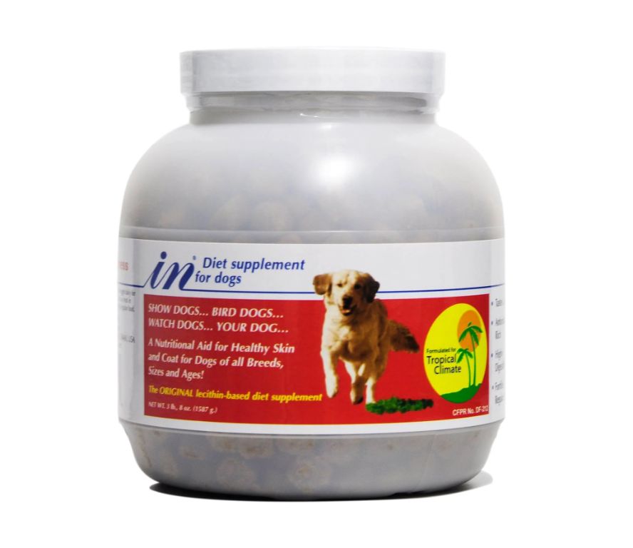 supplement pills for a dog's diet.