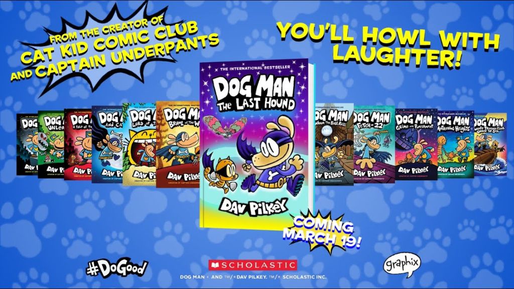 the announcement of the latest dog man book the last hound