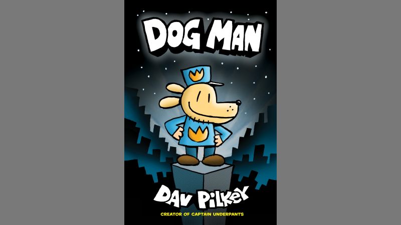 the cover of a dog man book