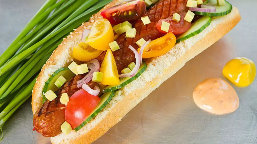 vegetables used in hot dogs